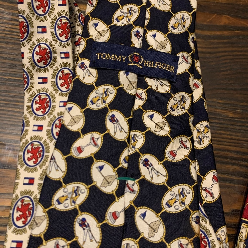 Silk Golf Theme Motif Tommy Hilfiger USA ties - Picture 8 of 15